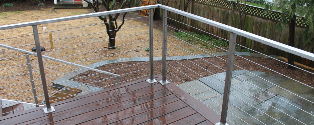 Stainless Steel Cable Rails in MD by Urbana Ironworks
